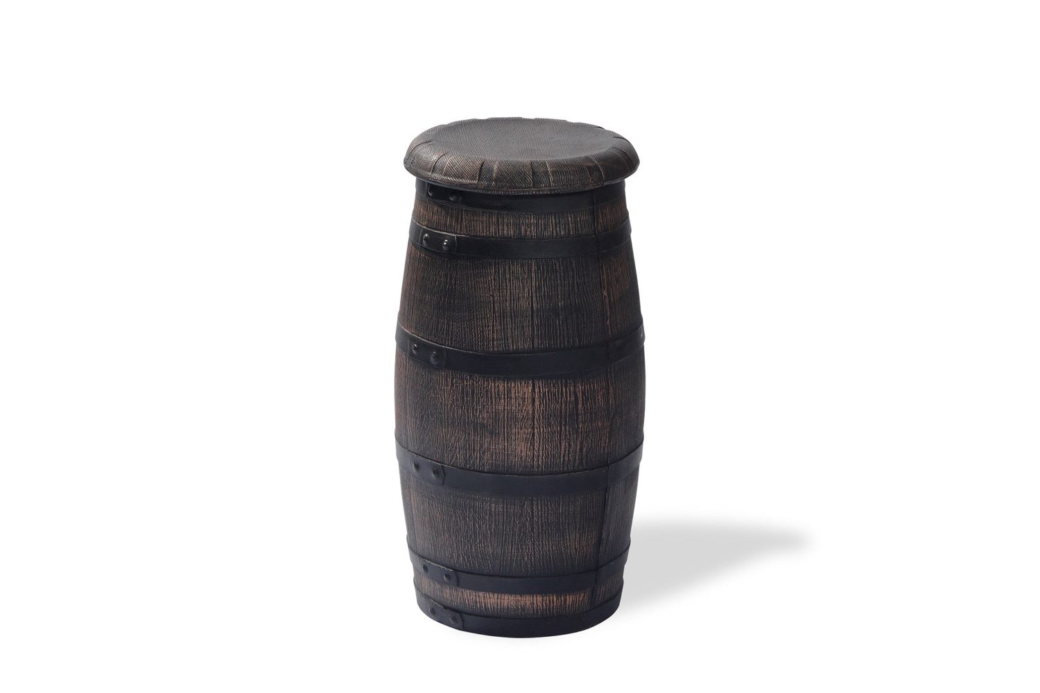 Kunststof barrel barkruk – | Houtlook & onderhoudsvrij kunststof