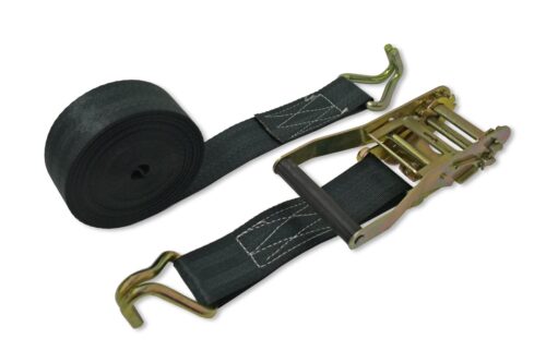 Spanband  20 meter | Zwart - 5cm breed band