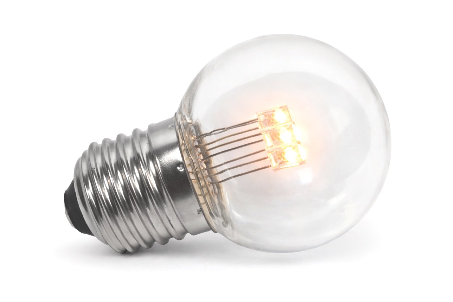 Led lamp Extra Warm wit | Heldere kap | 1 watt -2000k