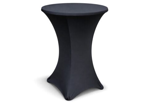 statafelrok stretch zwart