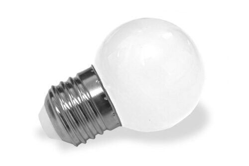 Led lamp Warm Wit | 1 watt | Melkwitte kap