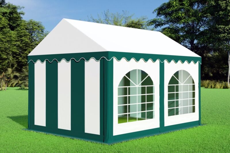 Partytent 3x4 Groen wit