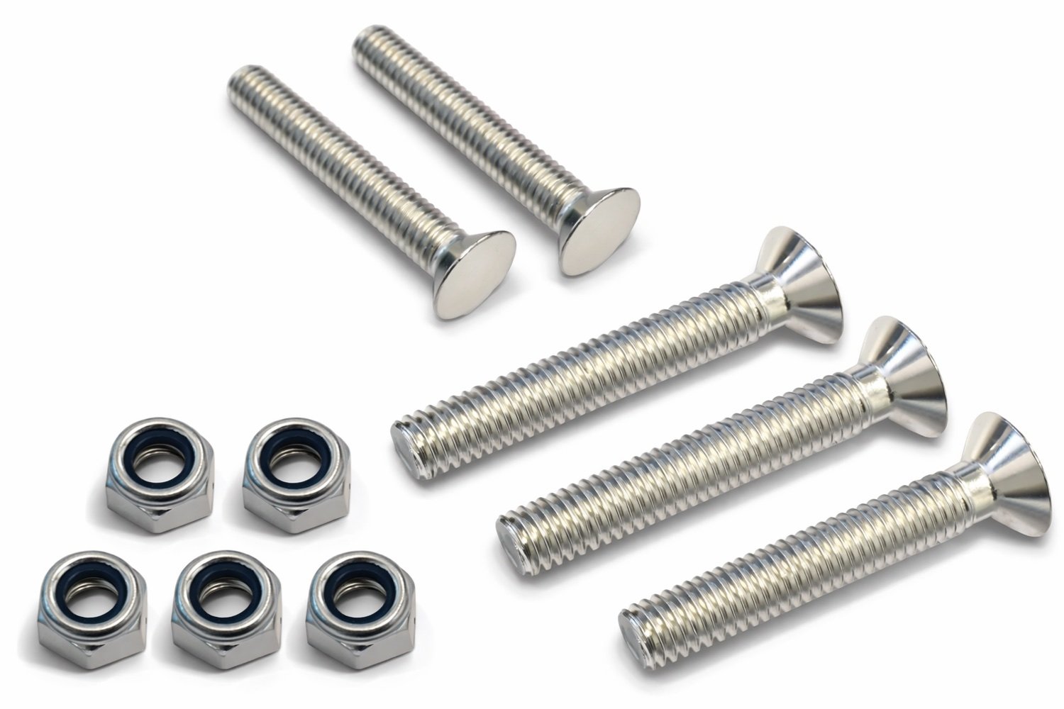 Bevestiging bouten voor biertafels en banken | Set van 5 stuks