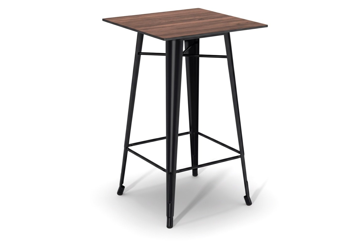 Metalen statafel - Zwart | 70x70cm | Hamburg