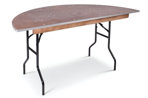 Inklapbare bankettafel Halfrond | ⌀153 x 76cm