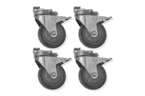Wielen voor Easy up - partytenten | Set 4 stuks