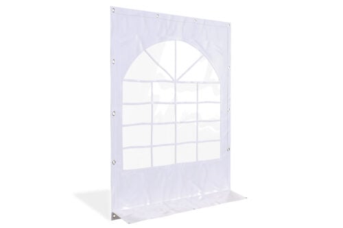 Partytent zijwand met raam | 1,5m breed | 2m hoog | PVC Premium
