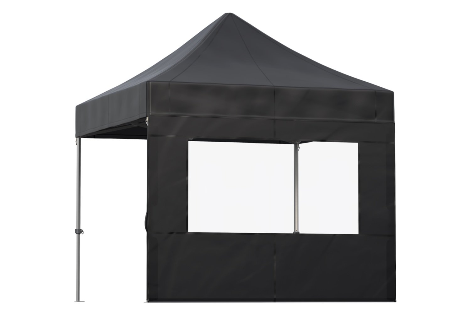 Zijwand 3m met raam – Easy up | Heavy duty PVC