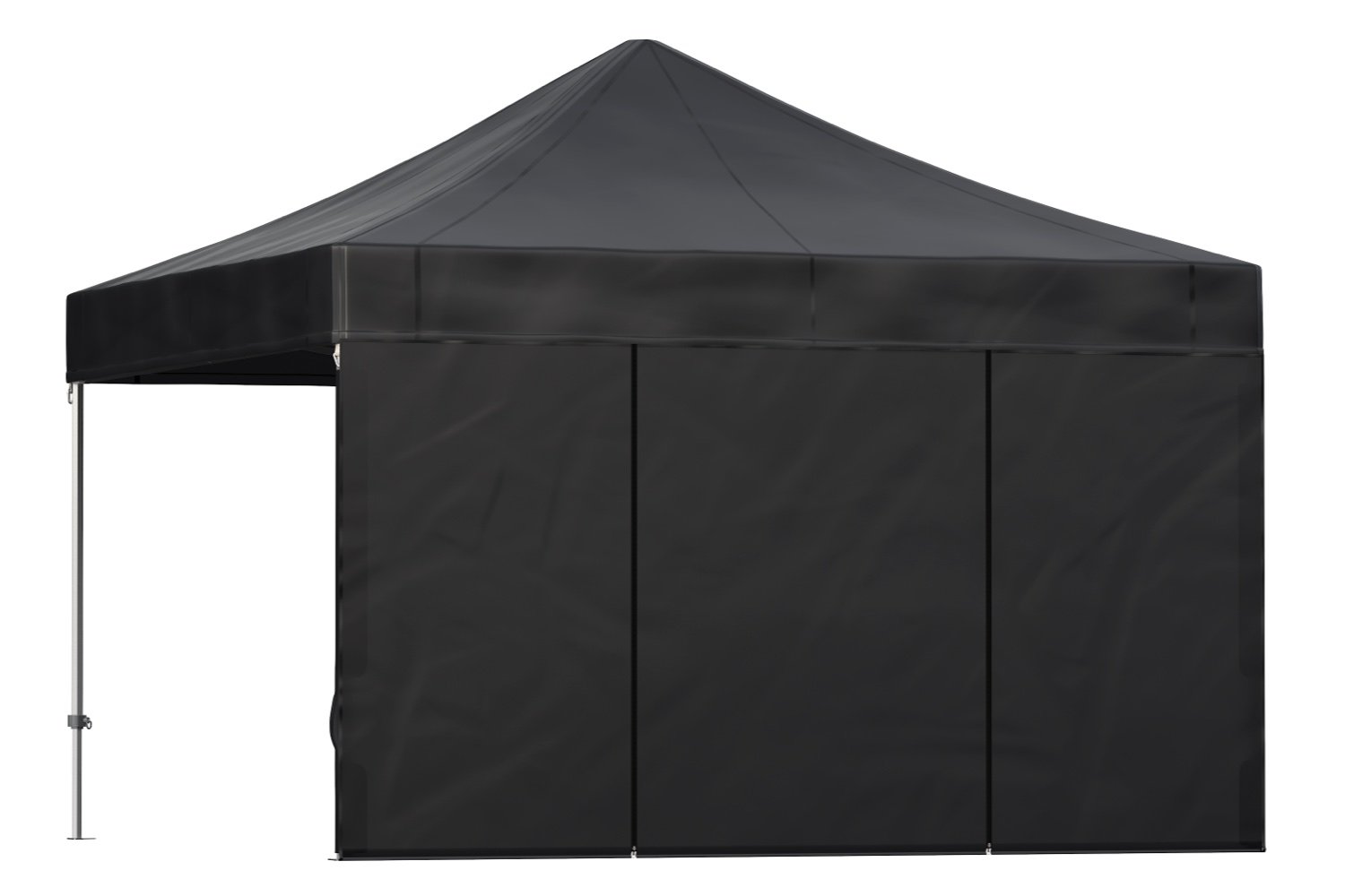 Zijwand 4m met deur – Easy up | Heavy duty PVC