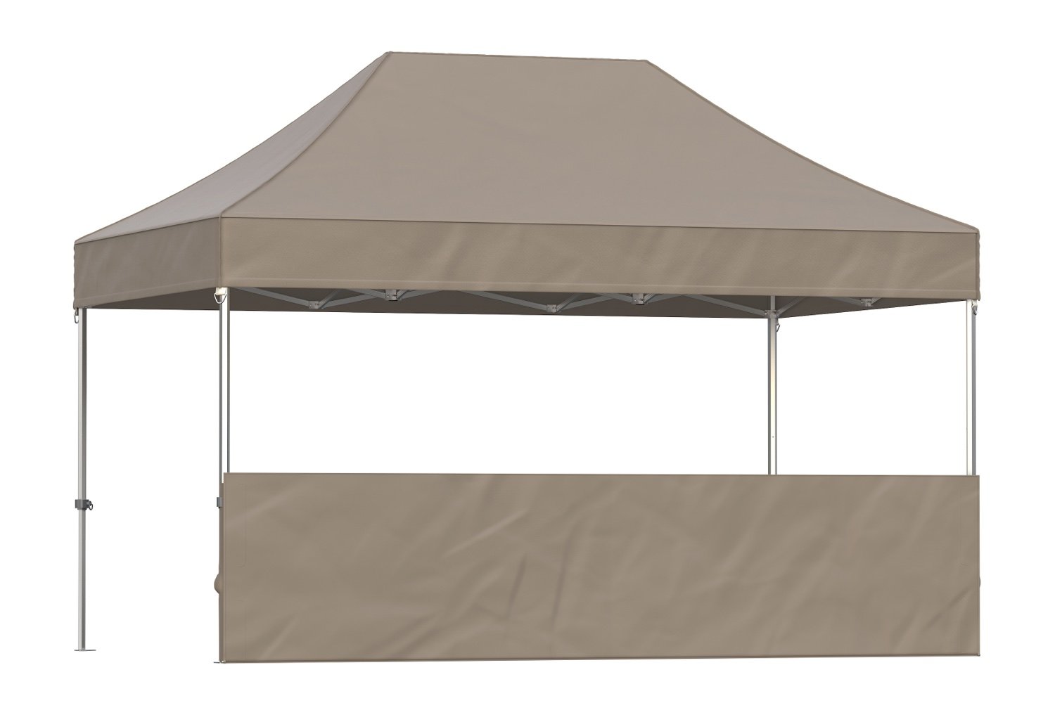 Halve zijwand 4,5m – Easy up | PVC gecoat polyester