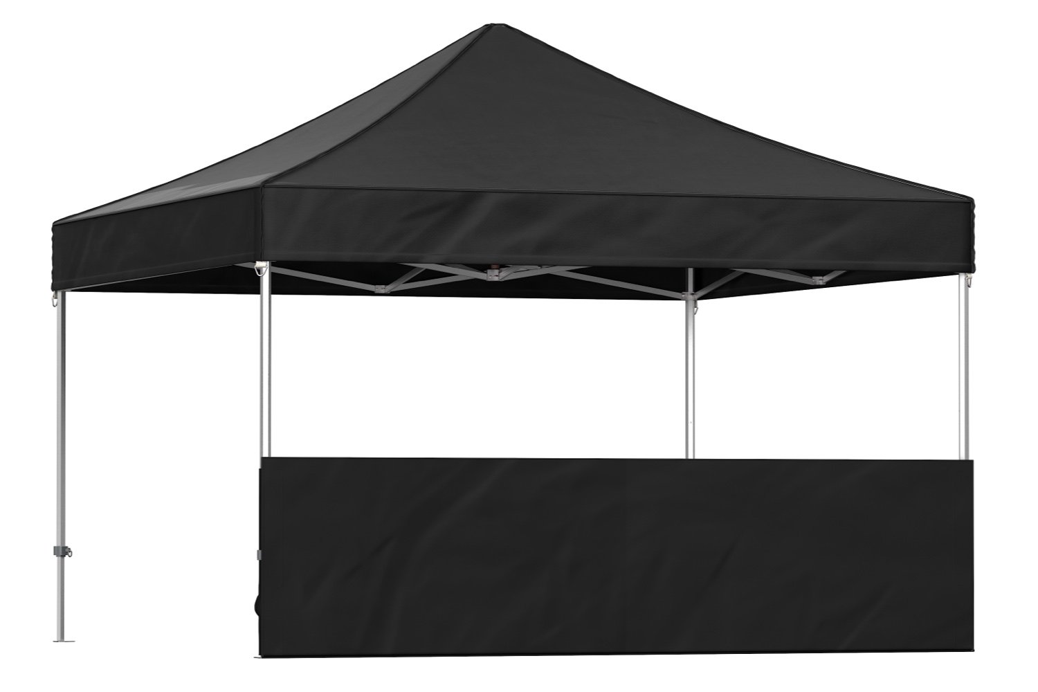 Halve zijwand 4m – Easy up | PVC gecoat polyester