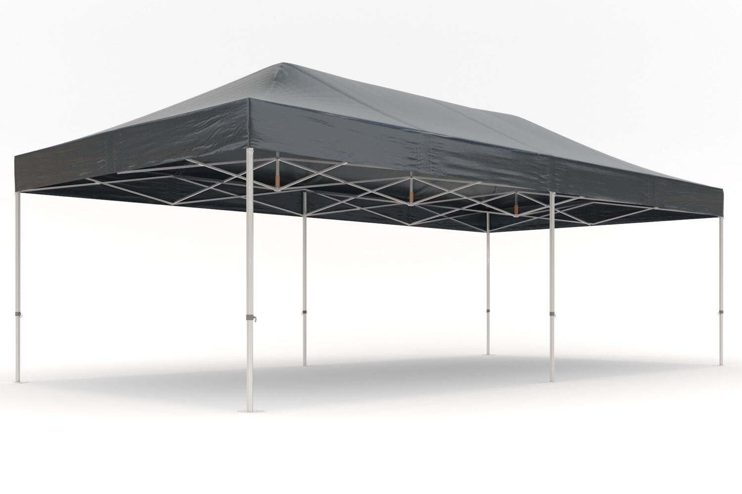 Easy up partytent 4x8m - Professional | PVC gecoat polyester
