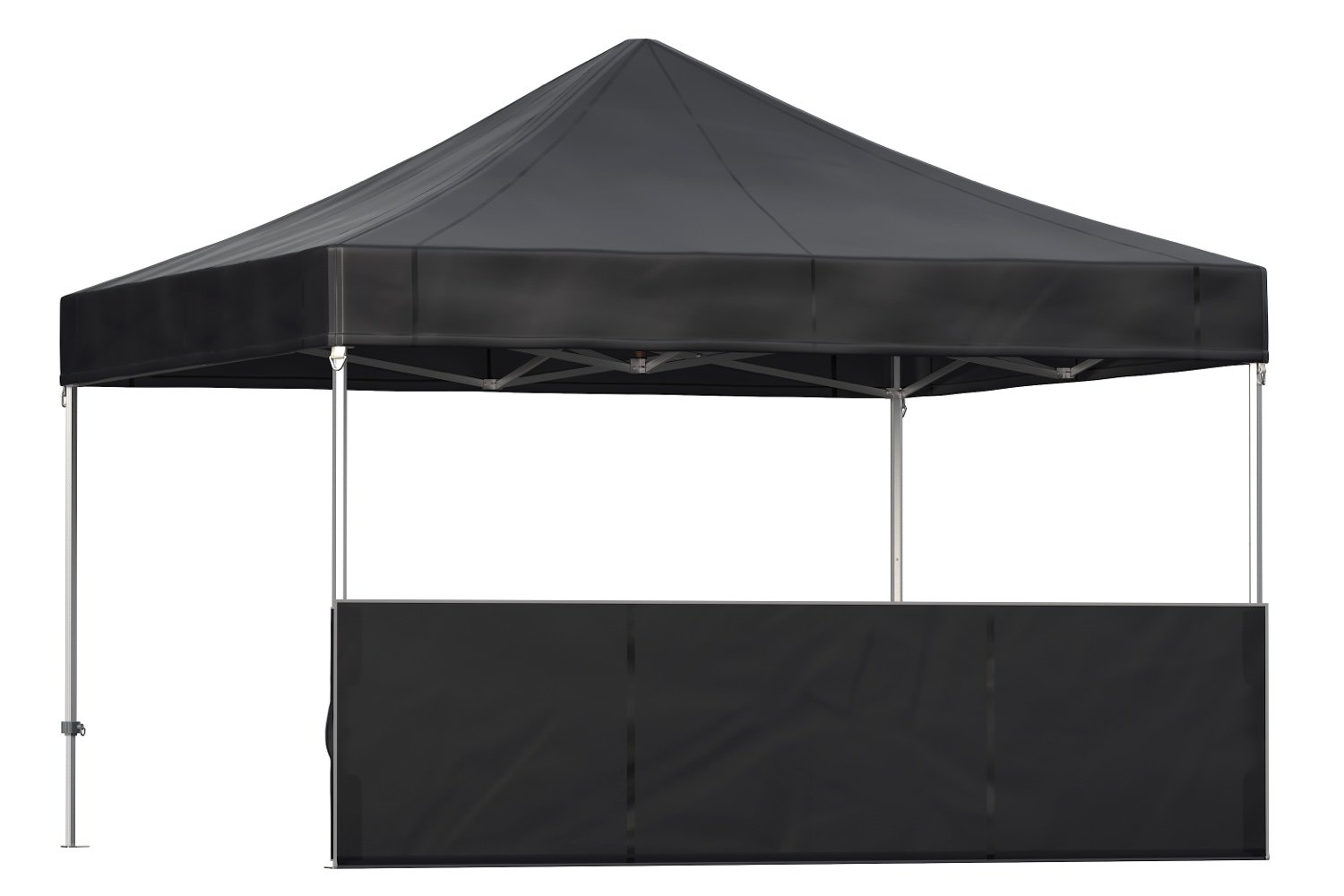 Halve zijwand 4m – Easy up | Heavy duty PVC