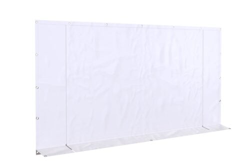 Partytent eindwand PE - 4 meter