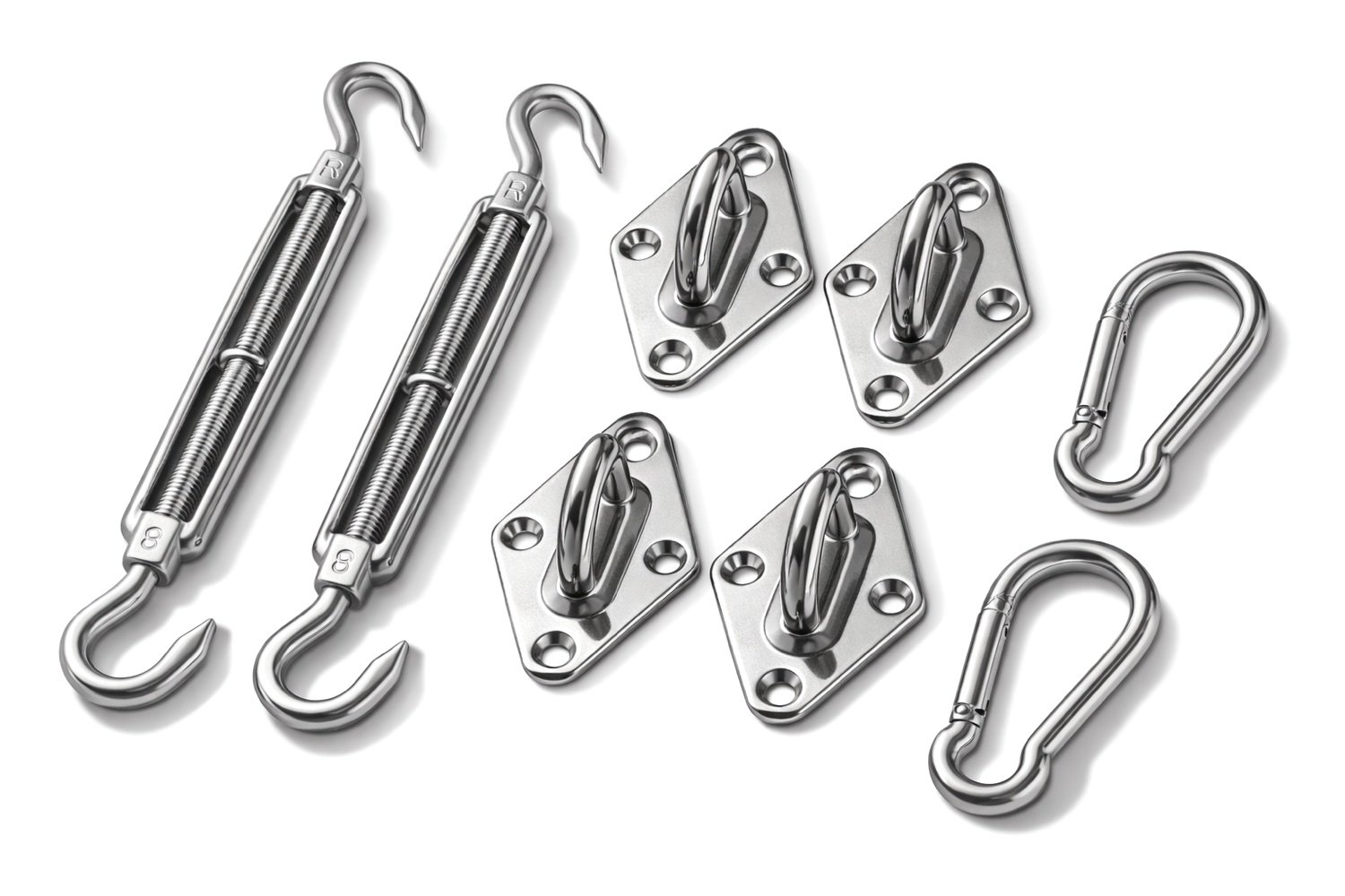 Bevestigingset voor schaduwdoek