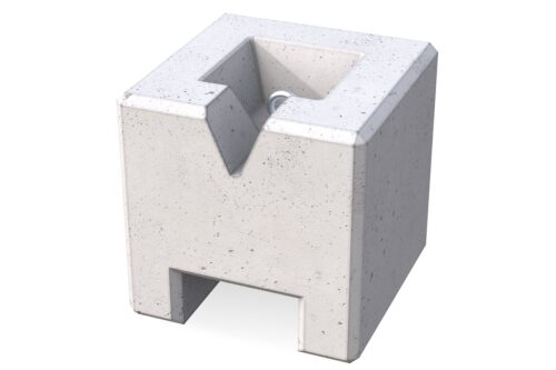 Betonblok | Betongewicht voor tenten - 120kg | Met lepelgat en uitsparing