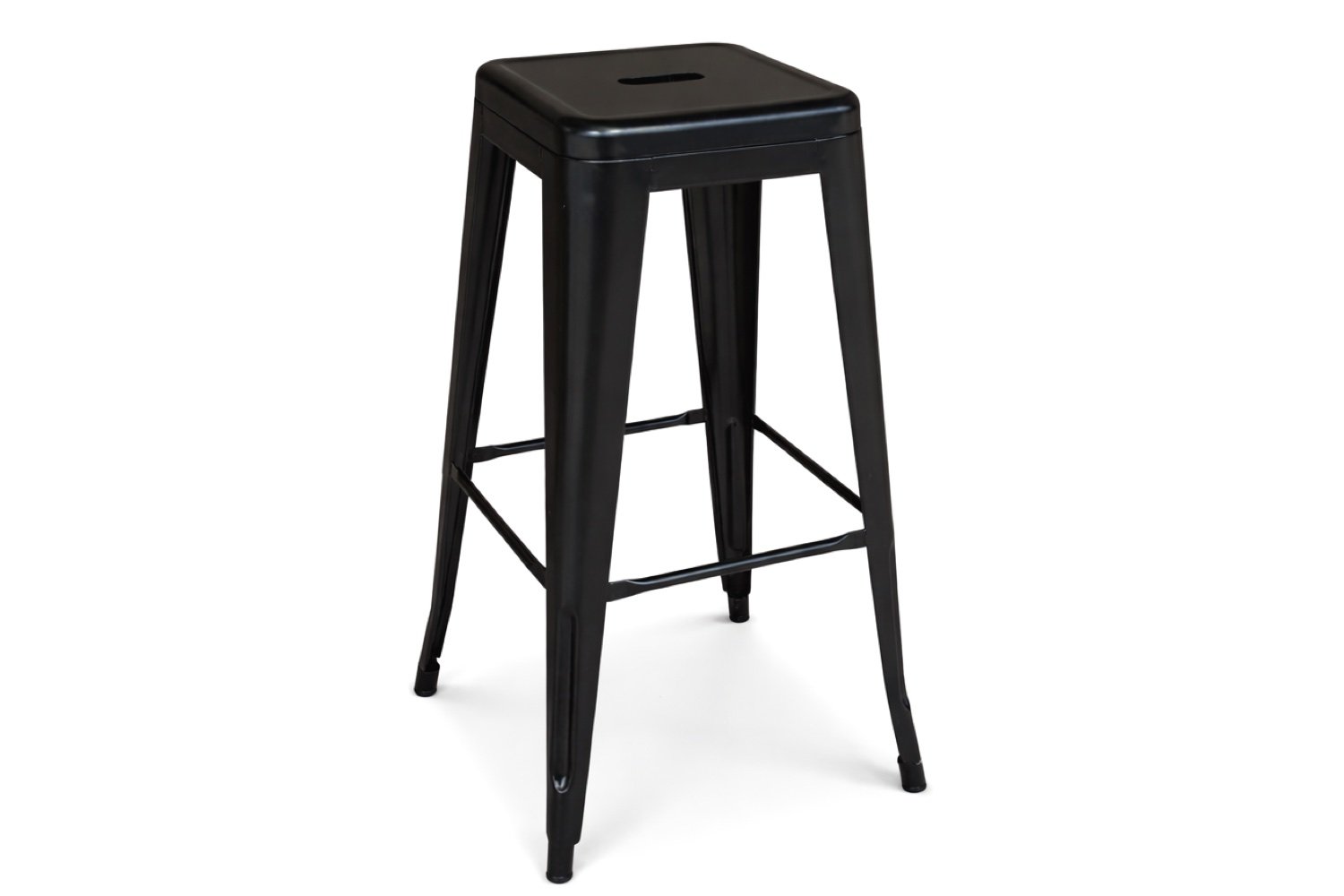 tolix barkruk zwart hambug metalen barkruk