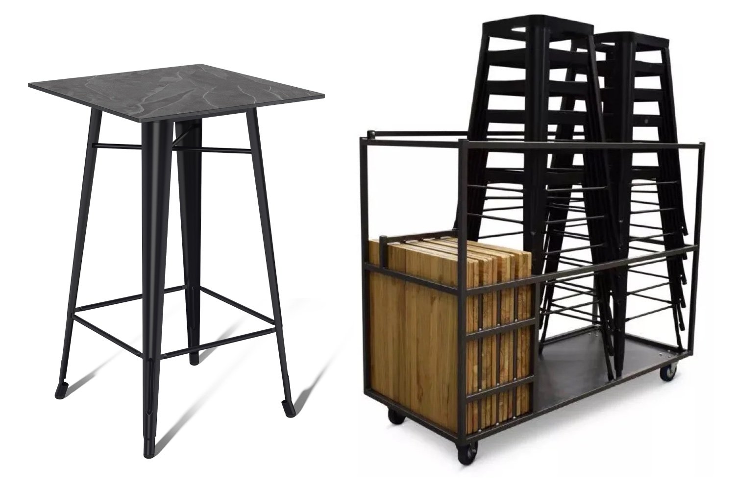 Supercombi | 12x Statafel Hamburg + trolley