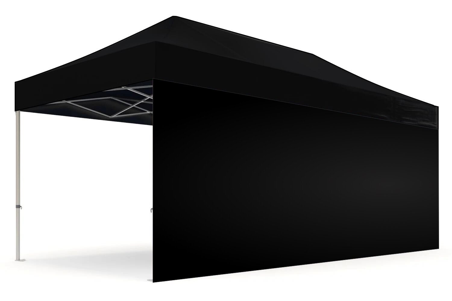 Zijwand 6m dicht – Easy up Professional | Heavy duty PVC - 3x6m