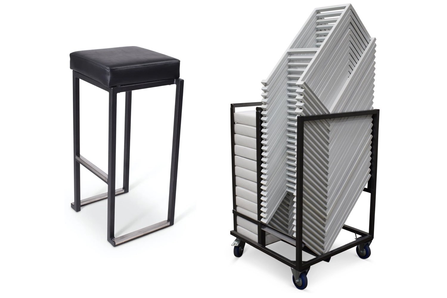 Supercombi | 24x barkruk Times Square + trolley