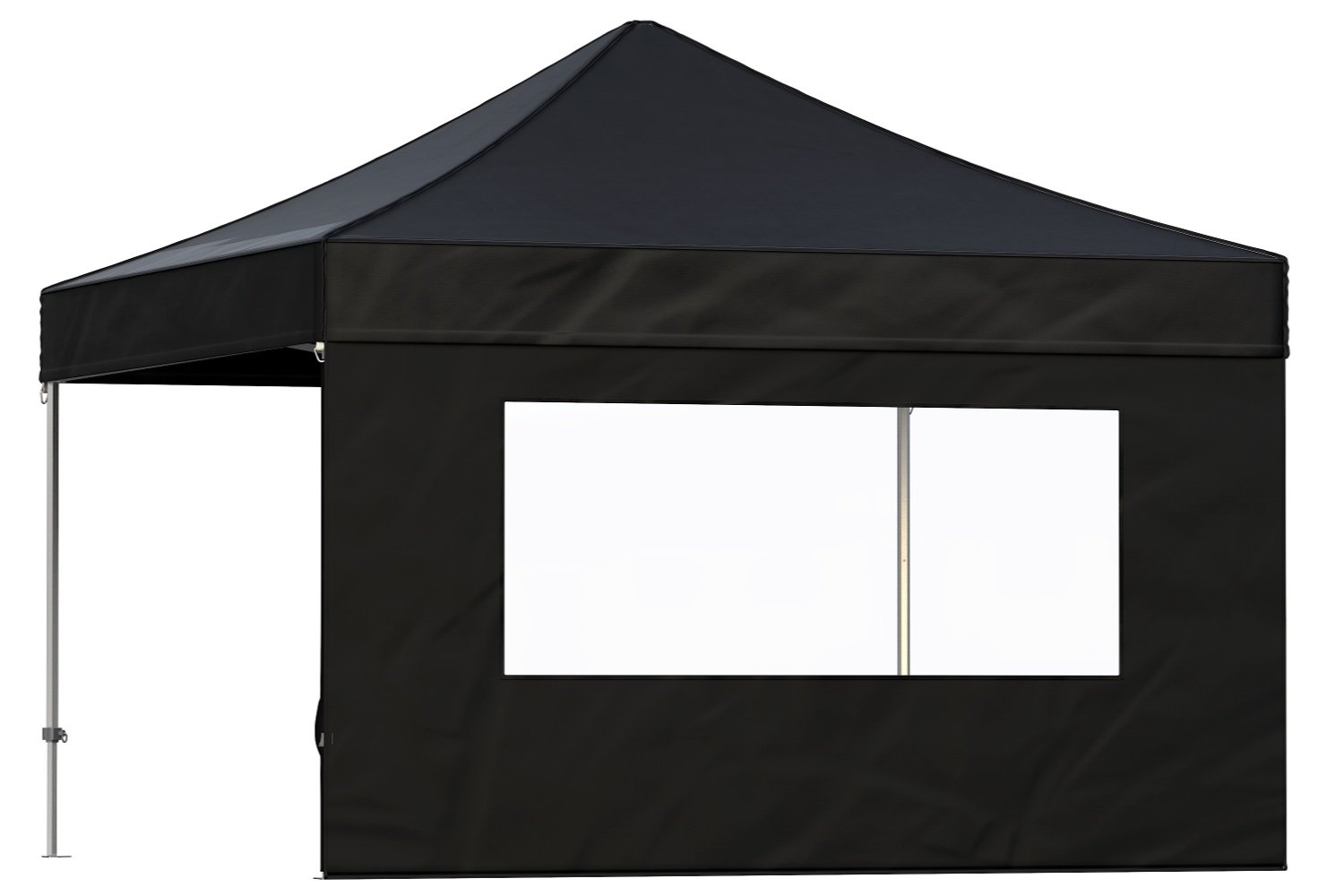 Zijwand 4m raam – Easy up | PVC gecoat polyester