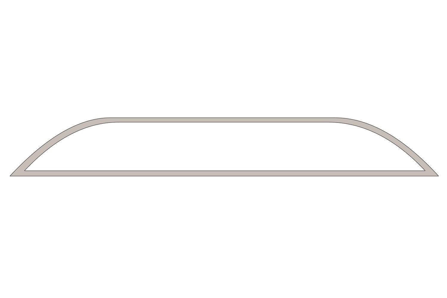 Brede zijwand met panoramaraam