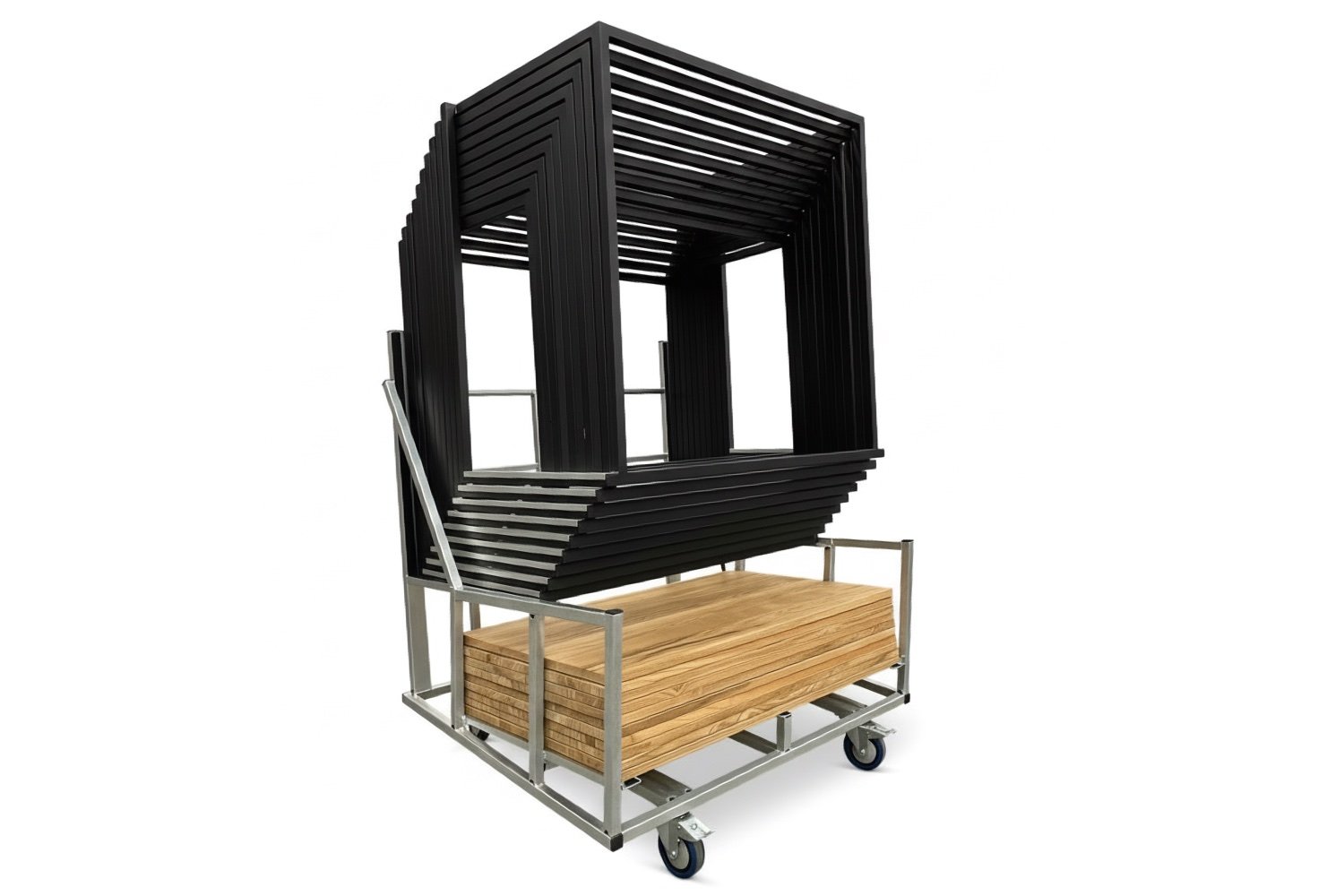 Trolley voor statafels en terrastafels | 120x70cm | Times Square | 10 stuks