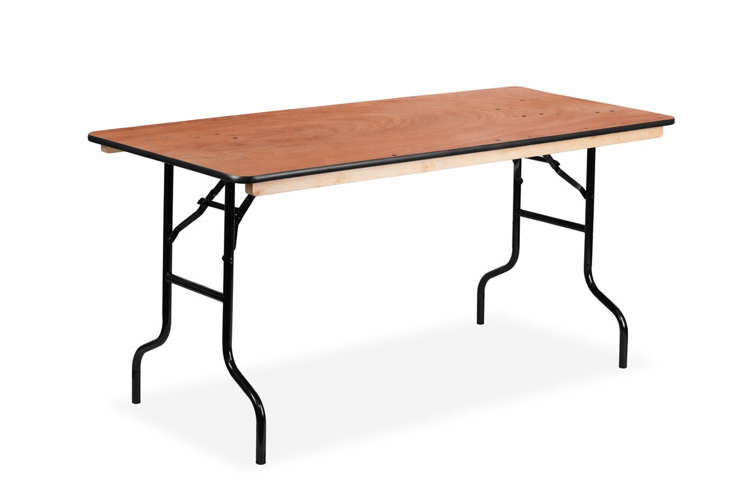 Rechthoekige klaptafel 153x76cm | houten blad