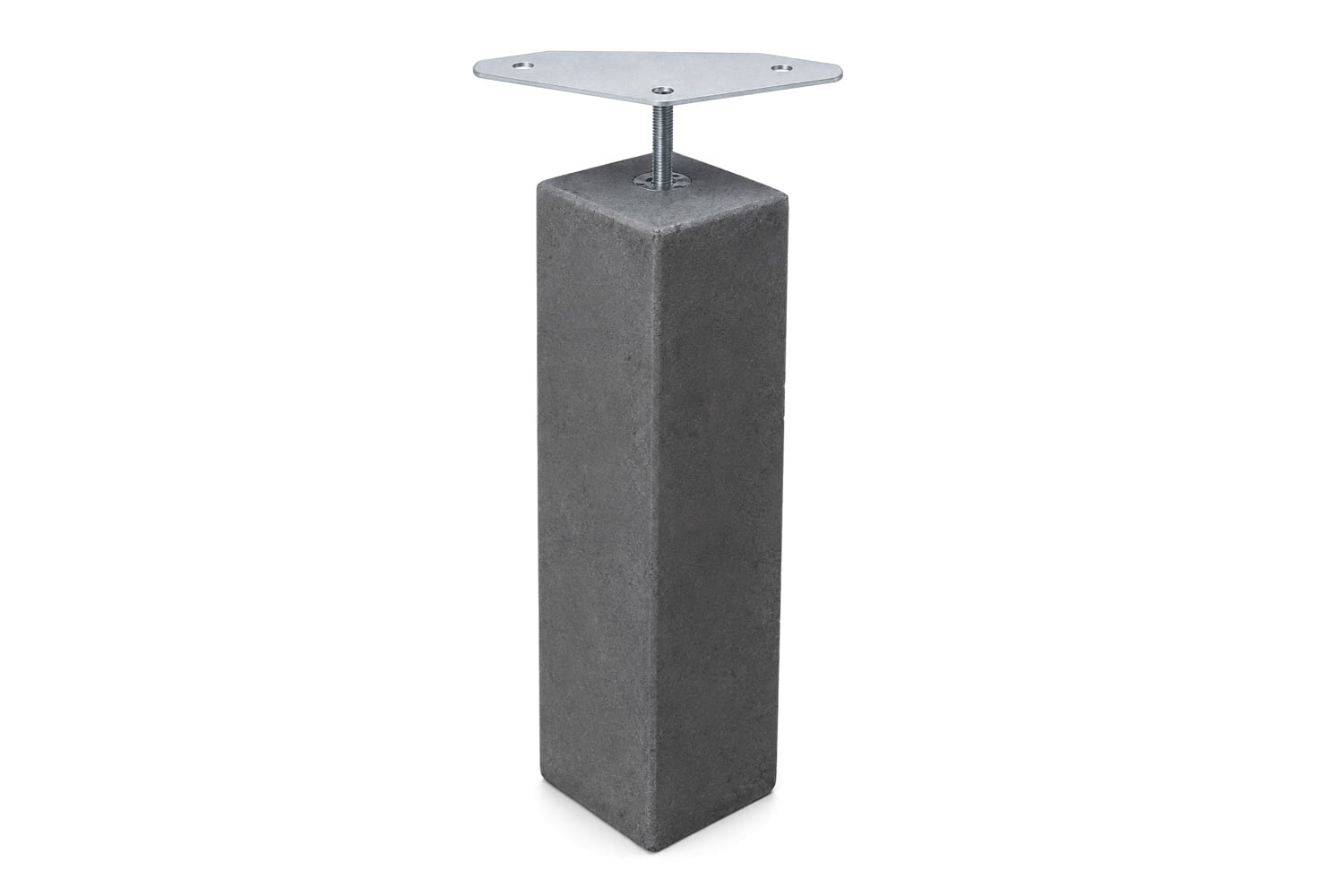 Betonpoer met voetplaat | Tuinpaviljoen